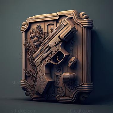 3D модель St Guncraft игра (STL)